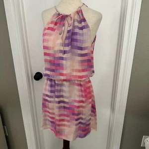 Parker 100% Silk Sleeveless Mini Dress - Picture 1 of 10