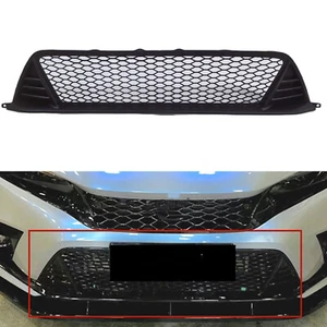 Matte Black Front Bumper Lower Grille For Honda Civic 11th 2022-2025 - Picture 1 of 11