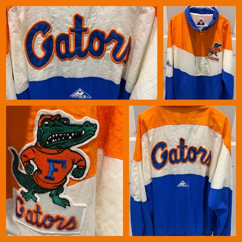 Vintage Apex One Florida Gators Full Zip Windbreaker Jacket 90's Size XL NCAA Cover