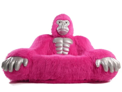 Gorilla-Shaped Inflatable Lounge Chair Sofa Durable Stylish Home Decoration - Image 1 of 4
