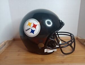 Vintage Franklin Pittsburgh Steelers Vintage Helmet Child Size Display W/ Strap 