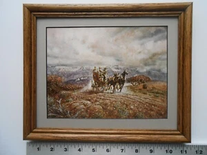 Robert Abbett HIGH ROAD STAGE 8x10 framed - Picture 1 of 9