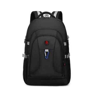 Mochila para portátil Mochila escolar Mochila de viaje con puerto de carga USB 15,6" - Imagen 1 de 12