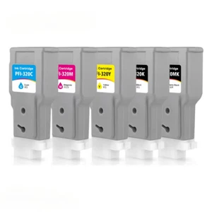 PFI-320 Compatible ink Cartridge for Canon TM-305 TM-300 Printer 5color/set - Picture 1 of 6