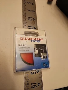 NOS QUANTARAY 52MM RED FILTER R2 with Case Ray Enterprises Made in Japan - Picture 1 of 2