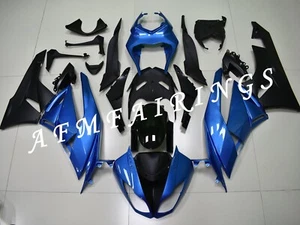 Blue ABS Injection Mold Bodywork Fairing Kit Panel Cone for Ninja ZX6R 2009-2012 - Picture 1 of 6