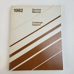 Chrysler Challenger Sapporo 1982 fabricante de equipos originales servicio de fábrica manual guía de reparación - Imagen 1 de 8