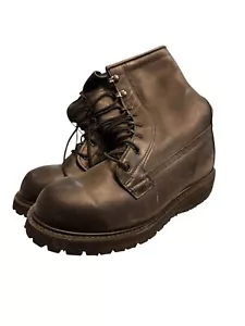 Black Insulated Military Boots US - Vibram Sole Size 5.5R - Picture 1 of 3