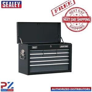SEALEY AP2509B 9 DRAWER TOP CHEST WITH BALL-BEARING SLIDES - BLACK/GREY - Picture 1 of 6