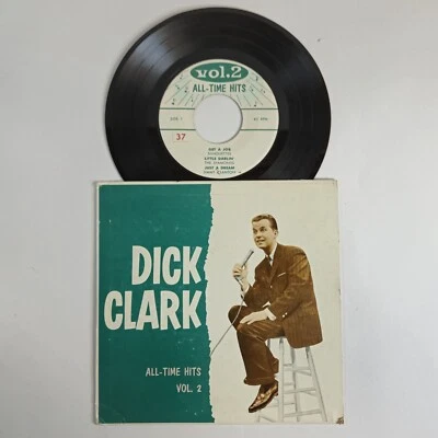 Dick Clark 45 Ep Vg+ "Get A Job" "Just A Dream" "Little Darlin" Picture Sleeve  - Image 1 of 4