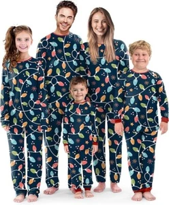 SUNNYBUY Matching Family Christmas Pajamas Set Holiday Jammies Xmas PJS for Wome - Picture 1 of 5