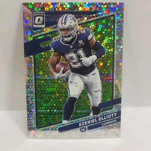 2021 Donruss Optic Football Ezekiel Elliott #23 Disco Prizm /125 Dallas Cowboys - Picture 1 of 2