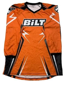 Bilt Trikot Langarm Motocross Dirt Bike Fahrrad Moto Herren Größe M Orange - Bild 1 von 5