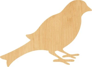 Bird Laser Cut Out Wood Shape Craft Supply - Woodcraft Cutout - Picture 1 of 1