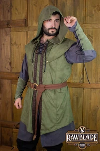 Karanthir Suede Tunic for LARP, Fantasy Cosplay, Renaissance Faire. - Bild 1 von 8