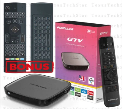 NUEVO Formuler GTV Certificado Android TV 9.0 4K + BONIFICACIÓN GRATUITA Air Mouse + VENDEDOR DE EE. UU. Foto 1 de 4