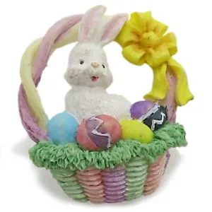 Canasta de Pascua de resina Darling con pasador de conejo - Imagen 1 de 9