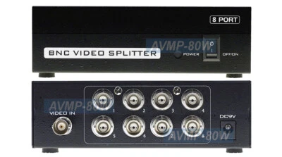 Active 8-Way HD SD BNC Video Splitter For 4K 1080p Camera Input And Analog Video - Image 1 of 3