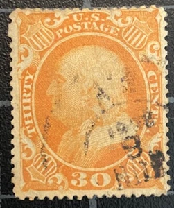 US Stamps- SC# 38 - SCV = $500.00 - Picture 1 of 2