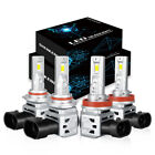 For Dodge Ram 1500 2500 3500 4500 2013-2023 Led Headlights High Low Bulbs Kit