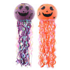 2 Pcs Paper Lanterns For Halloween Jellyfish Pumpkin Decorations