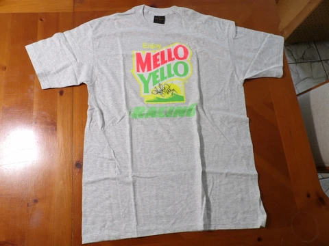 Vtg NASCAR Kyle Petty Signed Mello Yello Graphic T Shirt Men's XL Autographed Cover