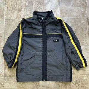 Vintage Nike Two Column Windbreaker Jacket Size Youth 4T Toddler Coat Kid Size 4 - Picture 1 of 7