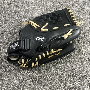 Rawlings 13" Softball Glove SS13W RHT Leather Palm Black Sports Adult - Picture 1 of 8