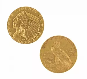 $5 Half Eagle Indian Head Jewelry Raw Gold (Random Year) Pre 1933 Gold - Picture 1 of 2