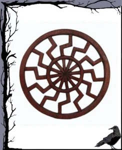 Mittelalter Wandzierde - Kelten - Schwarze Sonne klein - Bild 1 von 1