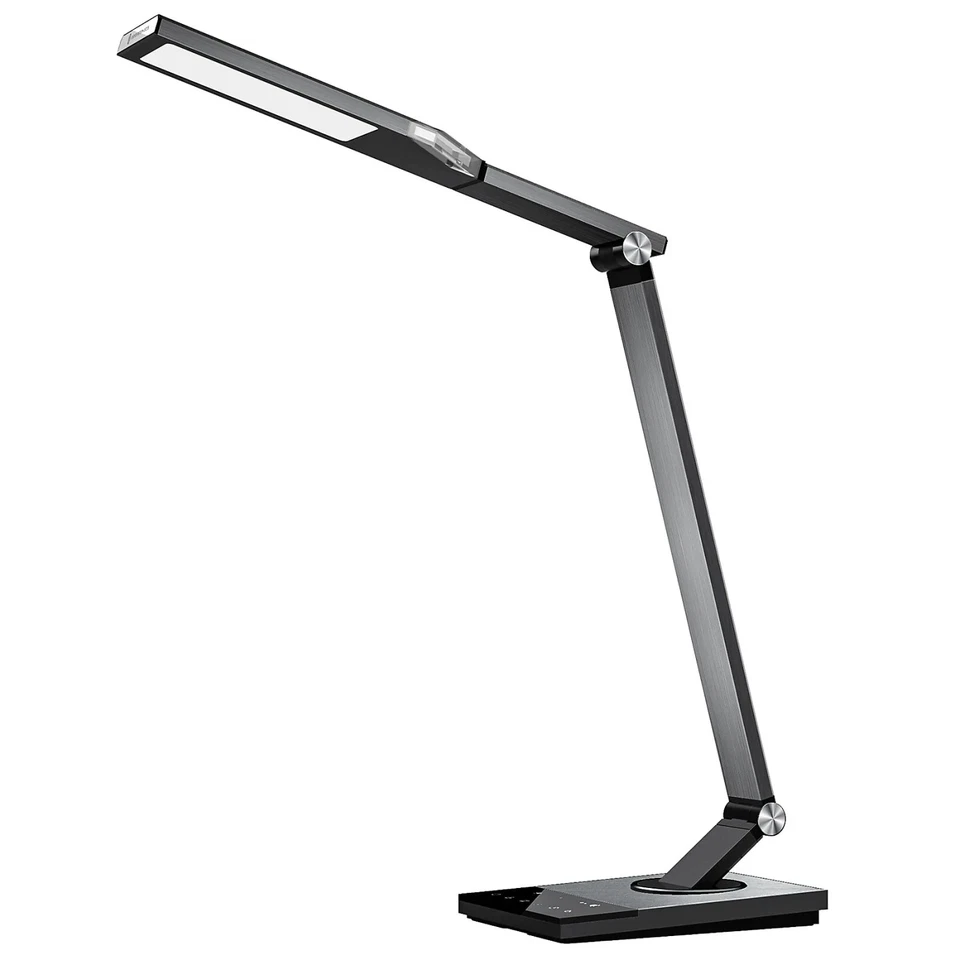 TT-DL16 (grau) Schreibtischlampe  6 Helligkeitsstufen und 5 Farbtemperaturen USB - Bild 1 von 4