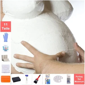 Purbay Premium Babybauch Gipsabdruck Set MAXIMUM - Bild 1 von 2