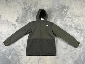 THE NORTH FACE VORTEX TRICLIMATE BOYS JACKET LARGE (14/16) GRAY HOODED - Picture 1 of 16