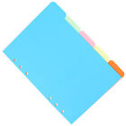  5 Pcs School Refill Paper Durable A4 Binder Colorful Loose Leaf