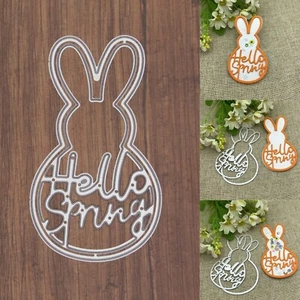 Hello Spring Bunny Peep Cutting Dies – Confetti Shaker Rabbit - Picture 1 of 4