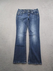 Miss Me Signature Bootcut Embroidered Denim Flap Pocket Jeans Size 30 Stretch - Bild 1 von 15