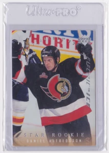 96-97 UD ELECTRIC ICE STAR ROOKIE INSERT DANIEL ALFREDSSON #504 OTTAWA SENATORS - Bild 1 von 2