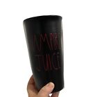 Rae Dunn Vampire Juice Halloween Tumbler Travel Mug   Black  Red   Ceramic