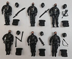 Gi Joe Valor vs Venom Crimson Shadow Guard Komplettsatz 6 Cobra Troopers - Bild 1 von 5
