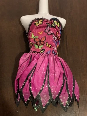 Vestido de boneca Mattel Barbie 2007 Fairytopia Mariposa borboleta fada - Imagem 1 de 2