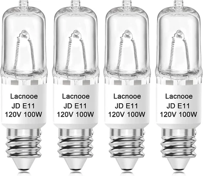 JDE11 120V 100W Halogen Light Bulbs (Replacement E11 LED Bulb), T4 Mini Candelab - Image 1 of 4