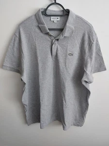 CAMISA POLO LACOSTE 3XL (TALLA 8) GRIS MUY BUEN ESTADO USADA - Imagen 1 de 14
