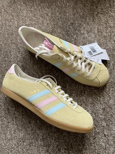 Adidas Koln Entrenadores Reino Unido 9 Nuevo En Caja Amarillo 24 Verano Tenis Informales - Imagen 1 de 7