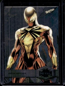 2021 Skybox Metal Universe Marvel Spider Man Iron #137 - Picture 1 of 2