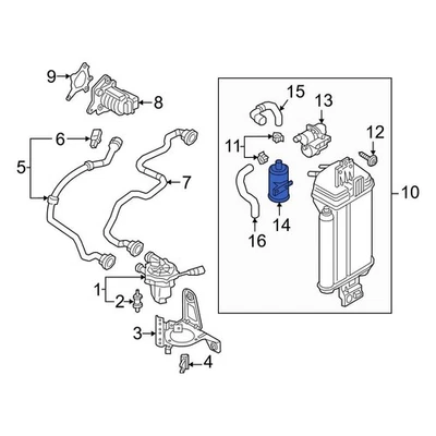 For Audi A3 Quattro 2020-2024 Audi 5C0906621 Vapor Canister Filter - Image 1 of 4