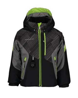 Obermeyer Bolide Kid's Winter Jacket, Black, 3 - Image 1 of 4