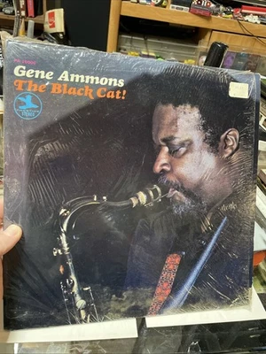 Gene Ammons  The Black Cat! Prestige Van Gelder Shrink Jazz Water Damage Foto 1 de 4