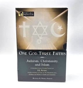 One God 3 Faiths Portable Professor 8 CDs Course Guide F.E. Peters Judaism Islam - Picture 1 of 7