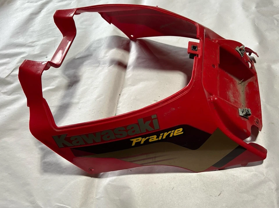 Kawasaki Prairie 650 KVF650 2002 OEM cubierta del tanque de combustible 1491-1423-6L Foto 1 de 4