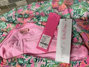Lilly Pulitzer Luxletic Aila Skort Soleil Pink Perfect Poppy Skort Sz S 27x23” - Picture 1 of 15